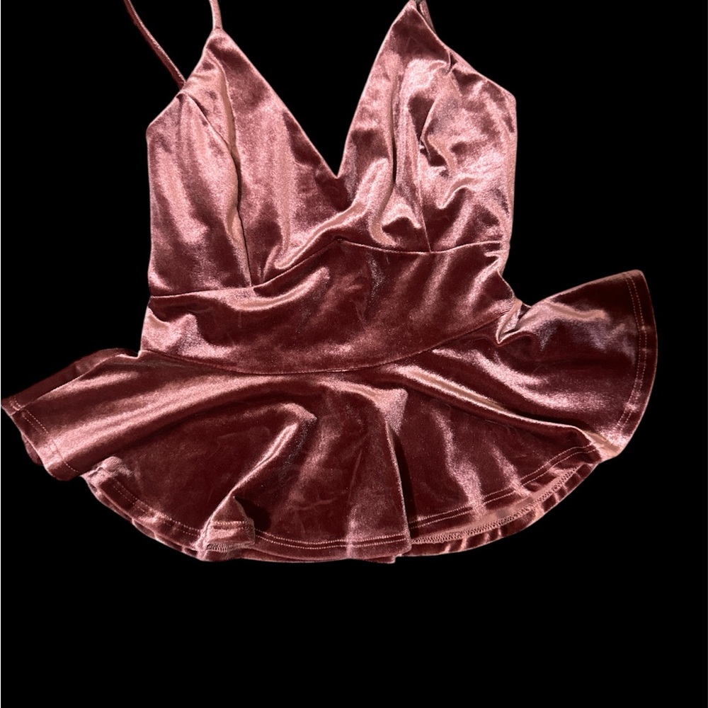 Parvenue Mauve Satin Top